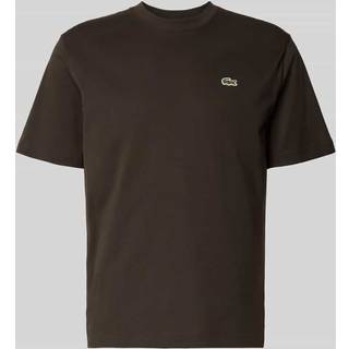 LACOSTE Herren T-Shirt braun Classic Fit