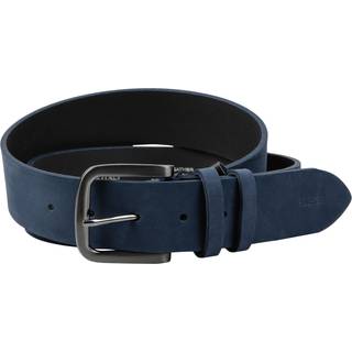 HECHTER PARIS Herren Gürtel blau Nubuk