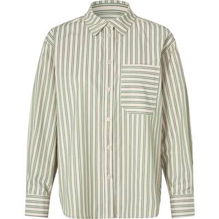 MilleMD Skjorte, Medium Green Stripe, L