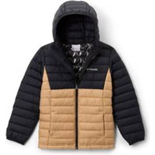 Columbia Kid's Powder Lite II/2 Hooded Jacket Syntetisk jakke Børn størrelse M farve blå