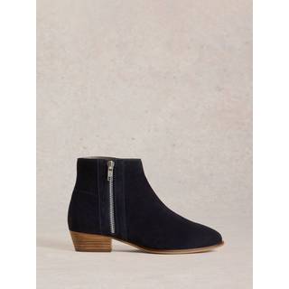 White Stuff White Stuff Blue Zoe Zip Ankle Boots
