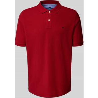 FYNCH-HATTON Basic Polo, Premium Cotton - Rød