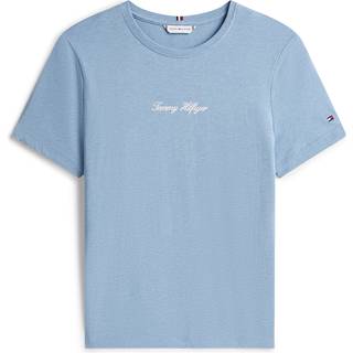 Textured Logo Crew Neck T-Shirt