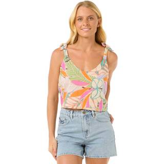 Rip Curl Women's Cala Vadella Top Tank Top Damer størrelse M farve beige
