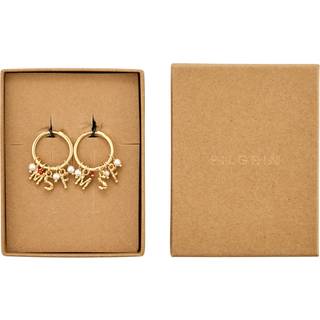 Pilgrim MSF øreringe guldbelagt