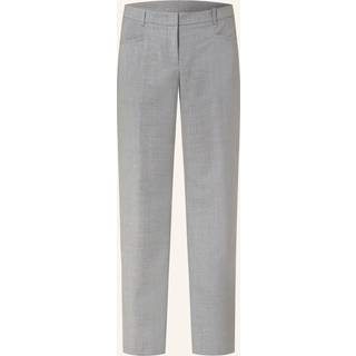 Relaxed fit bukser i meleret ny uld