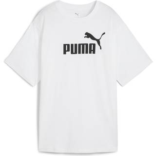PUMA Essentials No. 1 Logo Relaxed Tee Women, Clothing, White, 3XL