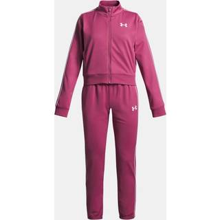 Under Armour Icon Knit Girls' Crop Tracksuit Fuchsia Dusk / White YMD (137 - 149 cm)