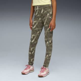 PUMA Bowtique High Waist Leggings Youth, Clothing, Loden Green, 9-10Y