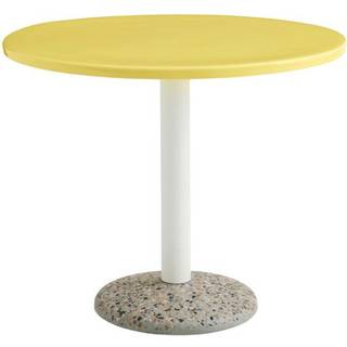 HAY Ceramic Table (Ø90 cm) Spisebord Bright Yellow