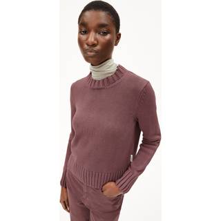 ARMEDANGELS Women's Amaliaas GMT Dye Sweatere Damer størrelse XL farve brun
