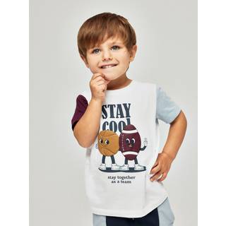 NAME IT T-shirt Kyler Bright White