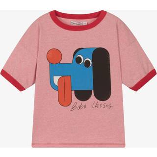 Bobo Choses Doggy Mate Langærmet T-shirt Red Doggy Mate T-Shirt Red  Rød  6-7 år  mand