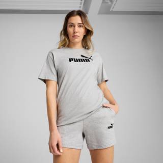 PUMA Essentials No. 1 Logo Relaxed Tee Women, Clothing, Light Gray Heather, XXL - Light Gray Heather - XXL