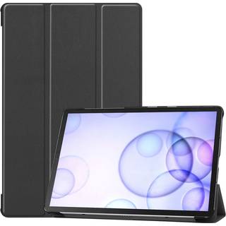 Samsung Galaxy Tab S6 Læder  Cover m. Stand - Sort