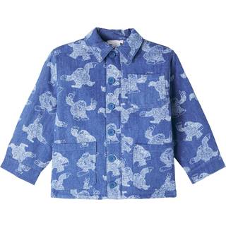 Stella McCartney Kids Printed denim jacket - blue - Y 12