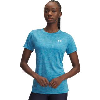 Under Armour Women's Tech SSC Twist Funktionsshirt Damer størrelse L farve blå