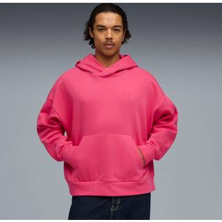 PUMA Wardrobe Essentials Boxy Fleece Hoodie Men, Clothing, Pink, S