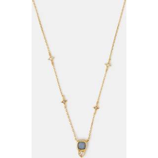 Accessorize Accessorize halskæde med stjernesten og vedhæng i 14ct-belagt design