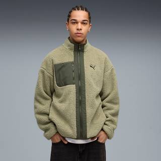 PUMA Reversible Hybrid Sherpa Jacket Men, Clothing, Lux Army, XS