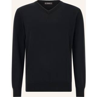 BOGGI MILANO Herren Pullover schwarz unifarben