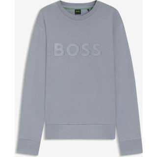 Sweatshirt i bomuld med stræk og sandwichlogo