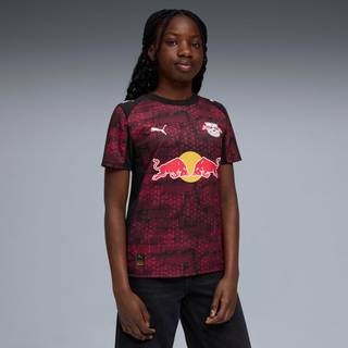 PUMA RB Leipzig 25/26 Third Jersey Youth, Clothing, Black/Fast Red, 13-14Y - Fast Red - 13-14Y