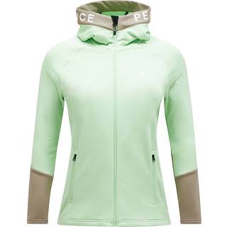 Peak Performance Women's Rider Zip Hood Fleecejakke Damer størrelse S farve grøn