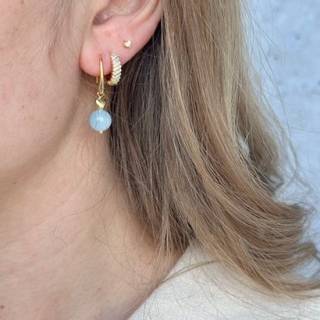 MORGANITE DREAM EARRING | GOLDEN
