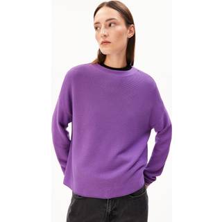 ARMEDANGELS Women's Merinaa Links Links Sweatere Damer størrelse L farve lilla