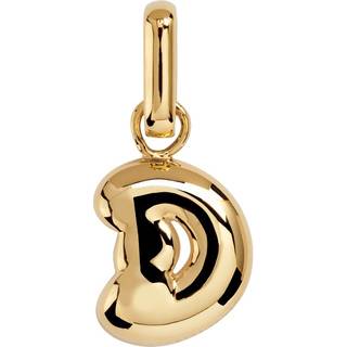 Camille Brinch Puffer Letter Vedhæng Forgyldt - D