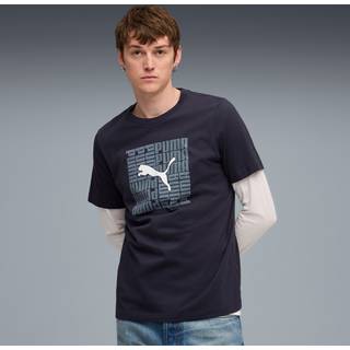 PUMA Graphic Box Tee Men, Clothing, New Navy, XXL