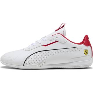 PUMA Scuderia Ferrari Neo Cat 3.0 Sneakers Unisex, Shoes, White/Rosso Corsa, 44.5