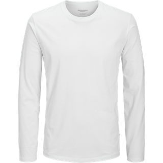 Ensfarvet Langærmet T-shirt
