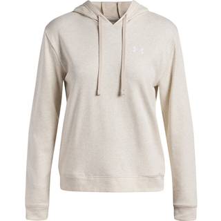 Under Armour Rival Terry Women's Hoodie Oatmeal Light Heather / White S