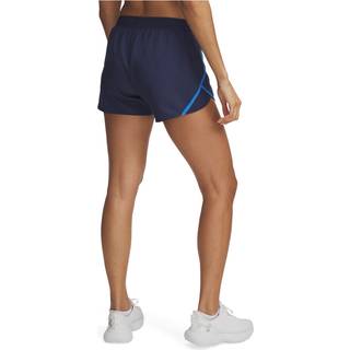Under Armour Fly-By Women's 3" Shorts Washed Navy / Blue Atlantis / Reflective XL