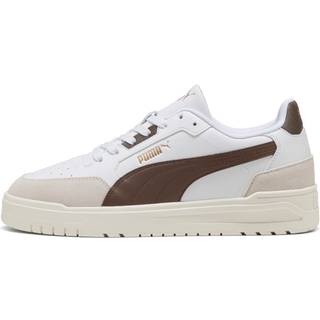 PUMA Shuffle Downtown Sneakers Unisex, Shoes, White/Flat Bronze/Vapor Gray, 42.5