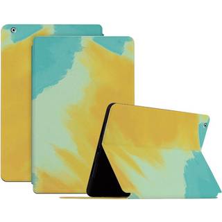 iPad 4 / 3 / 2 - EIDERWOOD Kunstlæder Flip Cover m. Mønster - Gul