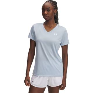 Under Armour Tech™ Women's V-Neck Short Sleeve Blue Calm / White S