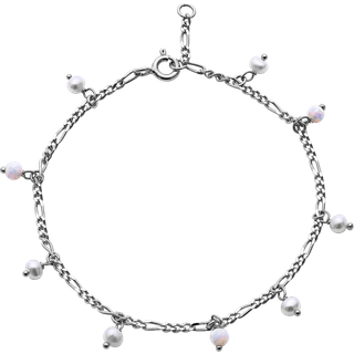 Maanesten Lula White armbånd i sterlingsølv - 8519C