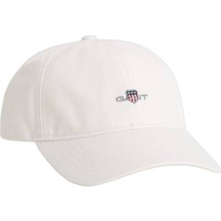 GANT Herre Shield cap af bomuldstwill (ONE SIZE) Hvid