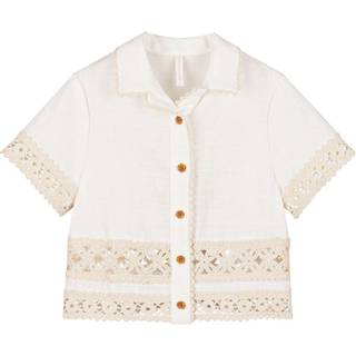 Zimmermann Kids Wylie cotton shirt - white - Y 10