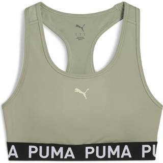 PUMA 4KEEPS Elastic Bra Women, Clothing, Lux Army, XL - Lux Army - XL
