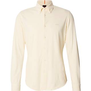 BOSS Orange Herren Hemd beige Slim Fit