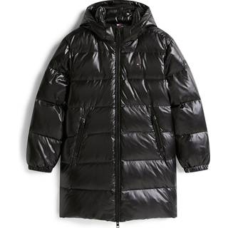 Essential Shiny Down Relaxed Longline Jacket