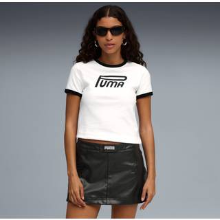 FUTURE.PUMA.ARCHIVE Graphic Slim Tee Women, Clothing, White, M - White - M