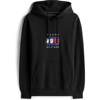 Flag Graphic Drawstring Hoody