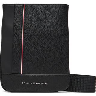 Metal Logo Pebble Grain Crossbody Bag