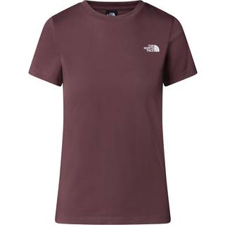 The North Face Women's S/S Simple Dome Tee T-shirt Damer størrelse XXL farve lilla