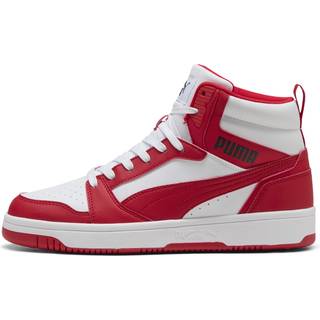 PUMA Rebound Sneakers, Shoes, White/Red/Black, 40.5